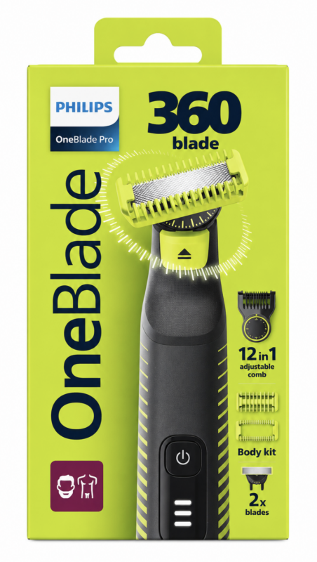 Philips OneBlade 360 12в1 Body Kit 2 картриджі