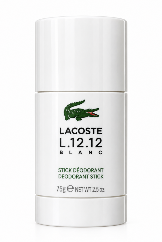 Lacoste Парфумований чоловічий дезодорант Lacoste L.12.12 Blanc Deo Stick 75 мл