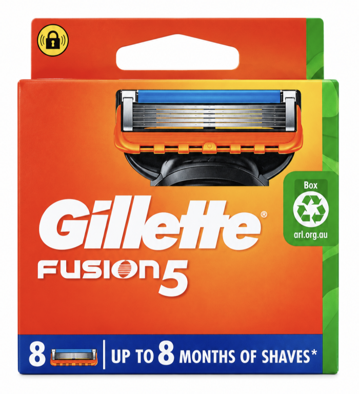 Gillette Fusion (8шт) Australia
