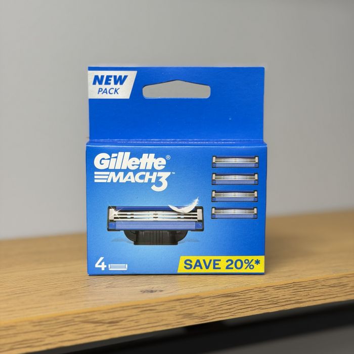 Gillette Mach3 (4 шт) New Pack