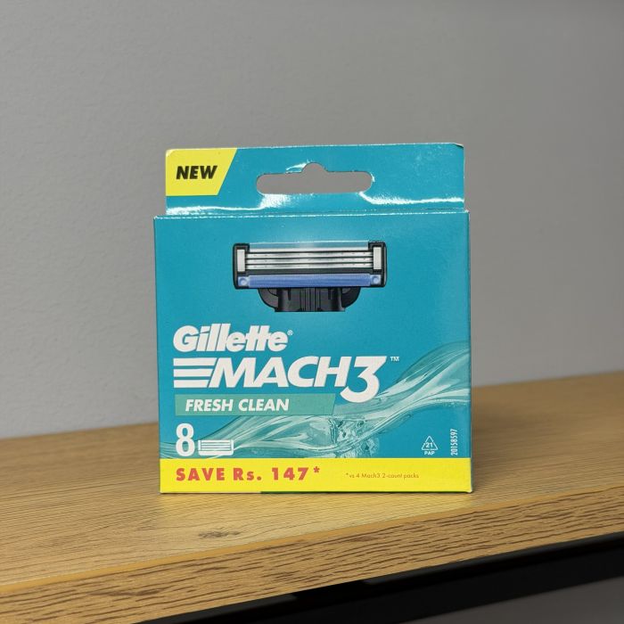 Gillette Mach3 (8 шт) змінні картриджі