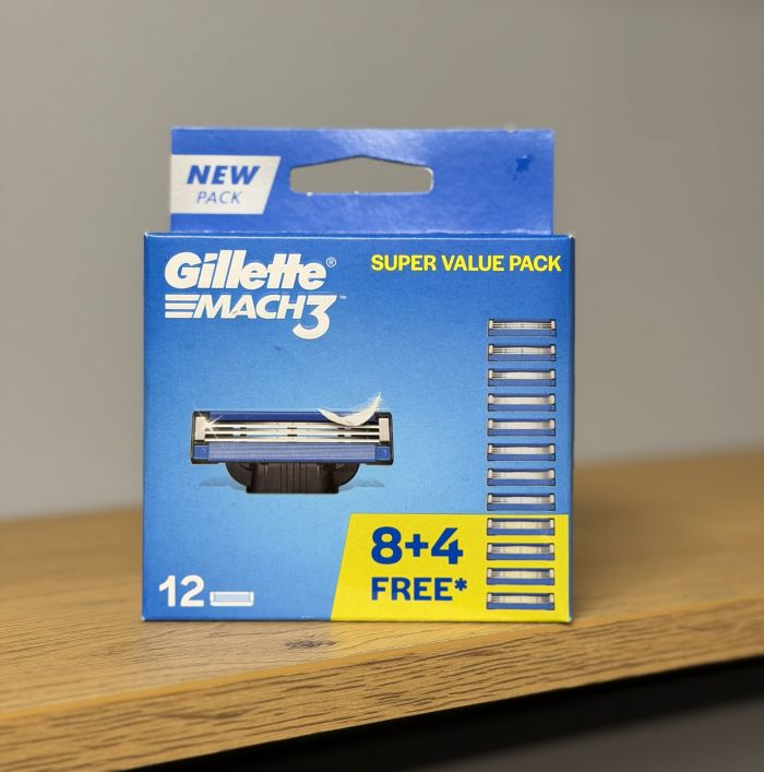 Gillette Mach3 (12 шт) Синя
