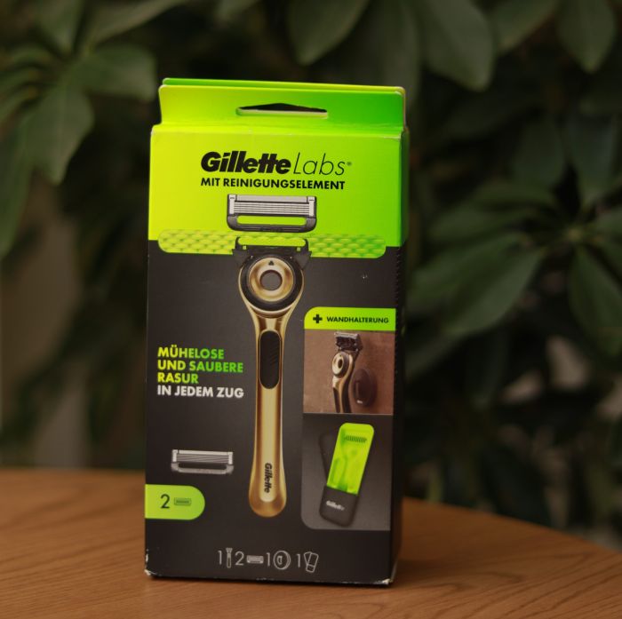 Gillette Labs 1 Gold Станок для гоління + тримач чоловічий (Ручка+1 картридж)