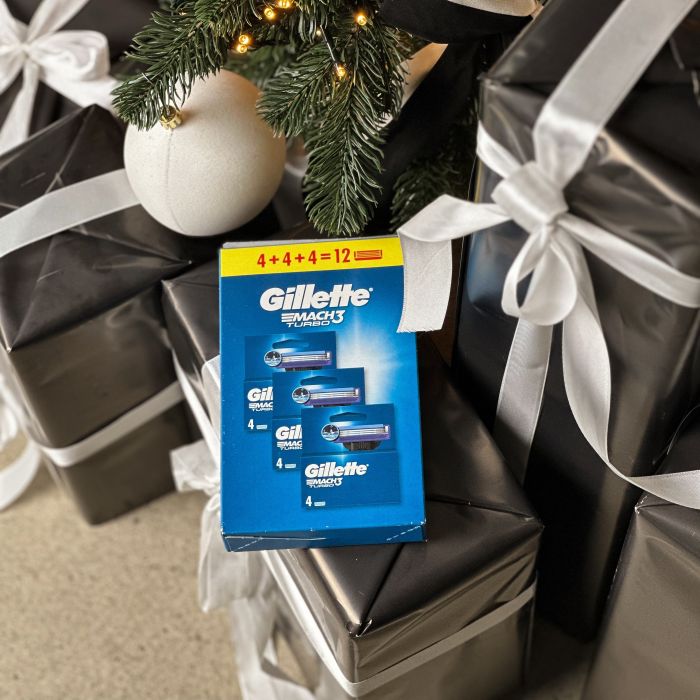Gillette Mach3 Turbo (Box 4+4+4 шт) New Pack