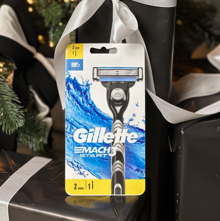 Gillette Mach3 Start 2 Станок для гоління чоловічий (Ручка+2 картриджі)